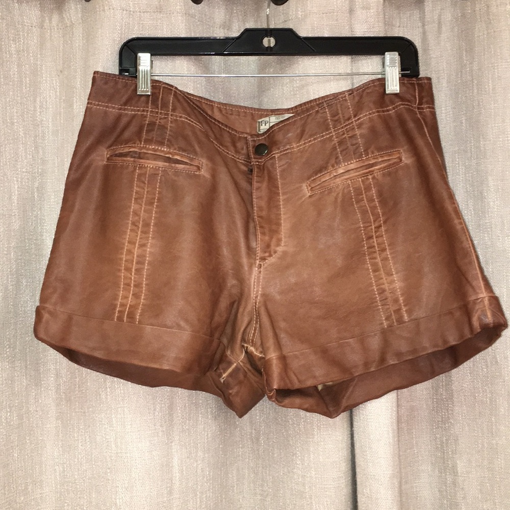 Free People chestnut shorts